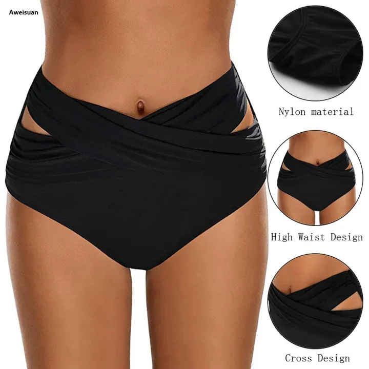 Aweisuan%20Women%20High%20Waist%20Ruched%20Bikini%20Bottoms%20Swimsuit%20Briefs%20Pants%20Biquinis%20Luxury%20Feminino%202024%20Ba%C3%B1Adores%20Mujer%20%D0%BA%D1%83%D0%BF%D0%B0%D0%BB%D1%8C%D0%BD%D0%B8%D0%BA%20%D0%B6%D0%B5%D0%BD%D1%81%D0%BA%D0%B8%D0%B9%20Micro%20Bik%20-%20Image%202