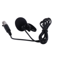 2X Professional Lavalier Lapel Tie Clip Condenser Microphone 4Pin Mic for Bodypack 4 Pin XLR. 