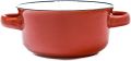 1 Piece Baking Serving Ceramic Red 16 Oz Soup Bowls / Bowl with Handles / Handle Set of 1. 