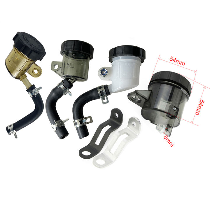 Universal Motorcycle Brake Clutch Master Cylinder Fluid Reservoir Cup - 6mm Hole