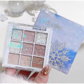 9 Colors Glitter Snow Princess Eyeshadow Palette Dream Girl Pearly Eye Shadow Pink Brown Nude Light Makeup Highlights Eyes. 