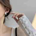 Leaf Pendant Earrings for Women, Blue and White, Adorable Jewelry, Trendy, Summer, Fresh, New Collection, 2025. 