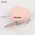 Difutagui Sutuiying 1pc, Household Clothing Tape Measure, Pink Heart Tape Measure, New Sales promotion Soft Leather Tape Measure For Cutting, Waist Measurement. 