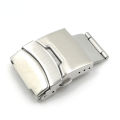 16mm 18mm 20mm 22mm 24mm Stainless Steel Watch Band Pin Buckle for Watch Folding Buckle Double Press Silver Watch Accessories. 