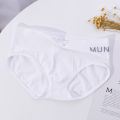 Japan MUNAFIE Women's Abdominal Pants Girls Mid-waist Seamless Cotton Inner Triangle Panties Butt-lifting Body-Shaping Panties. 