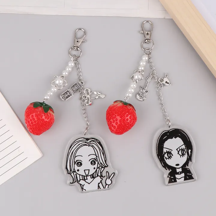 1%20PCS%20Super%20Cute%20Nana%20Anime%20Nana%20Hachi%20Matching%20Phonecharm%20Keychain%20Y2K%20Handmade%20Fayshow%20-%20Image%204