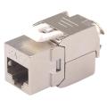 NEW 【7efc9af3】RJ45 Trapezoid Cat6 Cat7 Shielded FTP Module 10G Network Keystone Jack Connector Alloy Socket Module. 