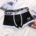 Luxury 1Pcs/6Pcs Men Cotton Boxer Shorts Panties Underwear3 Colors L XL 2XL 3XL Soft Letter Belt Breathable Soft Fashion Sports. 