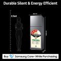 Samsung 275L,Digital Inverter Frost Free Double Door Refrigerator (RT40H30WNPIN, Matt Doi Metal, 2026 Model). 