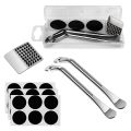 OUMERY Bicycle Inner Tube Repair Kits (Tire Levers, Tyre Patches, Metal Rasp) Bike Cycling Device for Bike Bicycle Tire Changes. 