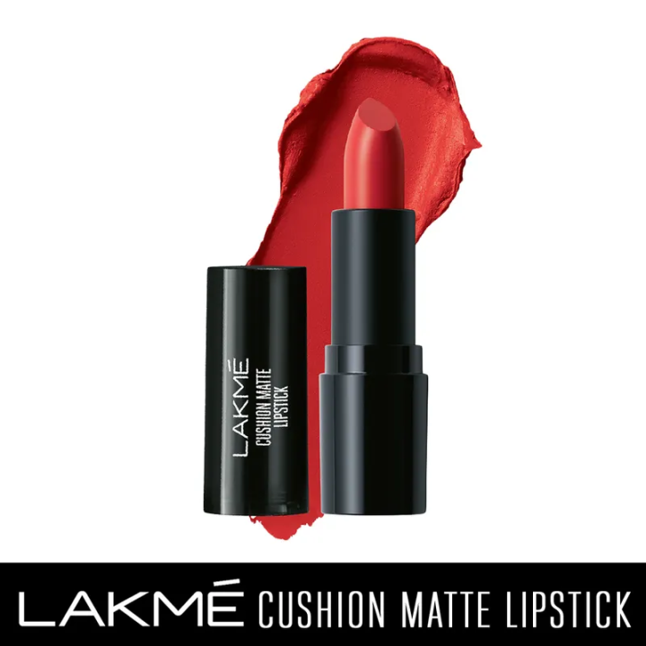 Lakme Cushion Matte Lipstick Red Blaze - 4.5 g