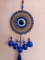 Evil Eye Wind Chimes with Bells for Main Door Balcony Wall Hanging for Positive Vibes & Removes Negative Energy. 