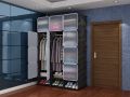 12 Cube Storage Organizer With Shoe Rack Closet Portable Wardrobe Combination, Modular Cabinet For Space Saving. 