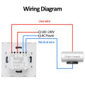 ARELENE Tuya Smart Wifi Water Heater Boiler Switch Air Conditioner Smart Life Remote Voice Control for Alexa Home 20A. 