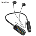 Sutuiying Neckband wireless Bluetooth headphones with ultra-long battery life, Hot Selling large screen digital display, sports noise-cancelling S10. 