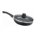 Non Stick Fry Pan  22 cm  with  Glass  Lid / Induction Base Support - HG-NP22. 