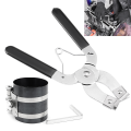 1 Set Engine Piston Ring Caliper Compressor Ratchet Pliers 53mm -175mm Tool Set Installer Expander Remover Kit. 