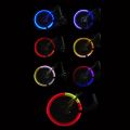 OUMERY 8X Bike Light with No Battery Mountain Road Bike Bicycle Lights LEDS Tyre Tire Valve Caps Wheel Spokes LED Light BL0157. 