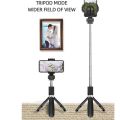 H1 Wireless Bluetooth Selfie Stick tripod monopod stand Phone holder for Outdoor travel 3 IN 1. 