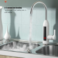 Electric Instant Heater Tap 3000 W Bendable Bathroom Kitchen Heating Tap 3sec Instant Tankless Electric Hot Water Heater Faucet with LED Digital Display,. 