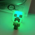Key Chain Cartoon Mini Figure LED Keychain Kids Design LED Light Game Cube Keychain Car Backpack Luminous Effect Keyring Game Lovers. 