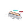 High Quality PTFIX 2.5mm Push-in Terminal Block Connector 2/3/4/5/6/7/8/9/10P Connection with Fixing Hole Wire Merging And Branching Device One In Multiple Out Distribution Block Mount On Din Rail. 