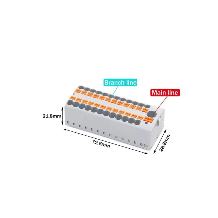 High%20Quality%20PTFIX%202.5mm%20Push-in%20Terminal%20Block%20Connector%202/3/4/5/6/7/8/9/10P%20Connection%20with%20Fixing%20Hole%20Wire%20Merging%20And%20Branching%20Device%20One%20In%20Multiple%20Out%20Distribution%20Block%20Mount%20On%20Din%20Rail%20-%20Image%204