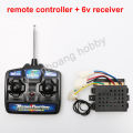 12V control remote control 27MHZ] [LoLulardesign1 set 4CH kit four-way 6V/board RC car children's electric car. 