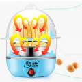 Double Layer Egg Boiler Electric Cooker - Color Assorted. 