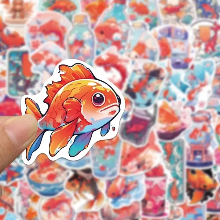 Mini%20Born%2010/30/50pcs%20Good%20Luck%20Koi%20Carp%20Stickers%20Kawaii%C2%A0Fish%20Cartoon%20SticProfesional%20ker%20Decals%20for%20Laptop%20Phone%20Notebook%20Car%20Waterproof%20Kid%20Toy%20Gift%20-%20Image%203