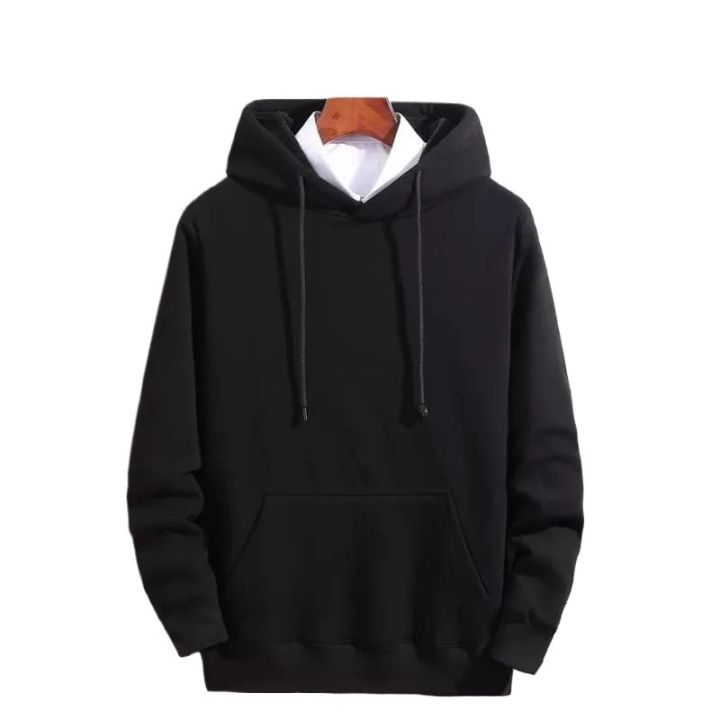 Unisex Warm Inside Fleece Mix Cotton Hoodie For Winter