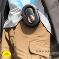 Cooling Rechargeable Waist Clip Fan Mini Waterproof Mini Electric Fan 5 Modes Lightweight Air Conditioner Cooler Fan Delivery Rider. 