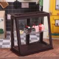 1:12 Dollhouse Miniature Display Cabinet Cake Cabinet Mini Bread Rack Cupboard Storage Shelf Model Kitchen Furniture Decor Toy Natuo. 