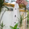 White Macrame Plant Hanager. 