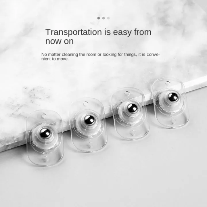 4pcs%20Durable%20Self%20Adhesive%20Universal%20Wheel%20Mute%20Ball%20360%C2%B0%20Rotating%20Furniture%20Casters%20Wheels%20Stablize%20Furniture%20Move%20Accessories%20-%20Image%207