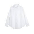 White shirt women's 2025 new Korean version of the design sense niche foreign style top to wear a versatile casual shirt wholesale. 