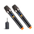 wireless microphones with 800mAh and LED digital display. 