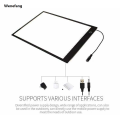 Wenefang KaKBeir A3 A4 A5 Graphics Tablet LED Drawing Tablet Art Stencil Drawing Board Light Box Tracing Table Pad Electronics Writing. 