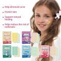 114 Counts Cute Bunny Animals Acne Pimple Patches Cover Stickers, Invisible Face Spot Pimple Concealer Makeup Tool. 