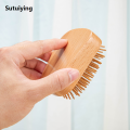 Sutuiying 1pc Mini Combs Bamboo Air Cushion Nature Massage Comb Anti-Static Bargain price Detangle Brush Air Cushion Styling Tools for Women Men. 