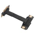 PCIE X1 Riser Cable Dual 90 Degree Right Angle PCIe 3.0 X1 to X1 Extension Cable 8Gbps PCI Express 1X Riser Card 5cm. 