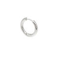 1 Piece (2.5MM*12) Stainless Still Hinged Sleeper Continuous Hoop Earring Jewelry Adjustable Size. 