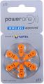 Power One P13 Hearing Aid Batteries 1.45V. 