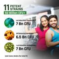 Naturaltein Advanced Probiotics & Prebiotics 50 Billion CFUs- 60 Veg Capsules With Supports Digestive Health & Immune Health. 