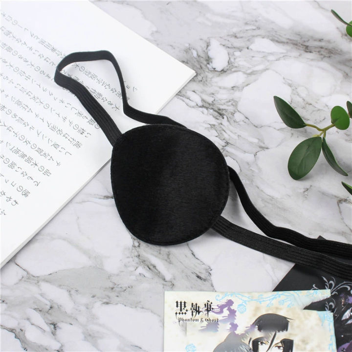 Anime Single Eye Mask Comfortable Eye Patch Washable Concave Eye Patch Cosplay Theme Party Accessories Cosplay Costume Huiye