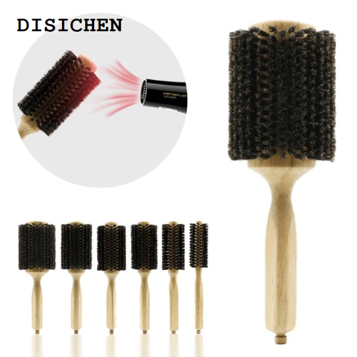 DISICHEN%20Affordable%206%20Sizes%20Wood%20Handle%20Boar%20Bristles%20Round%20Brush%20Removable%20Tail%20Professional%20Barber%20Salon%20Hairdressing%20Hair%20Brush%20Hair%20Round%20Comb%20-%20Image%203