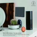 OYPFXMI Tuya Smart Life WiFi Switch 86 Wall Switch 2 Gang Compatible Light Switch 10A 110V 220V Timer Function (Black). 