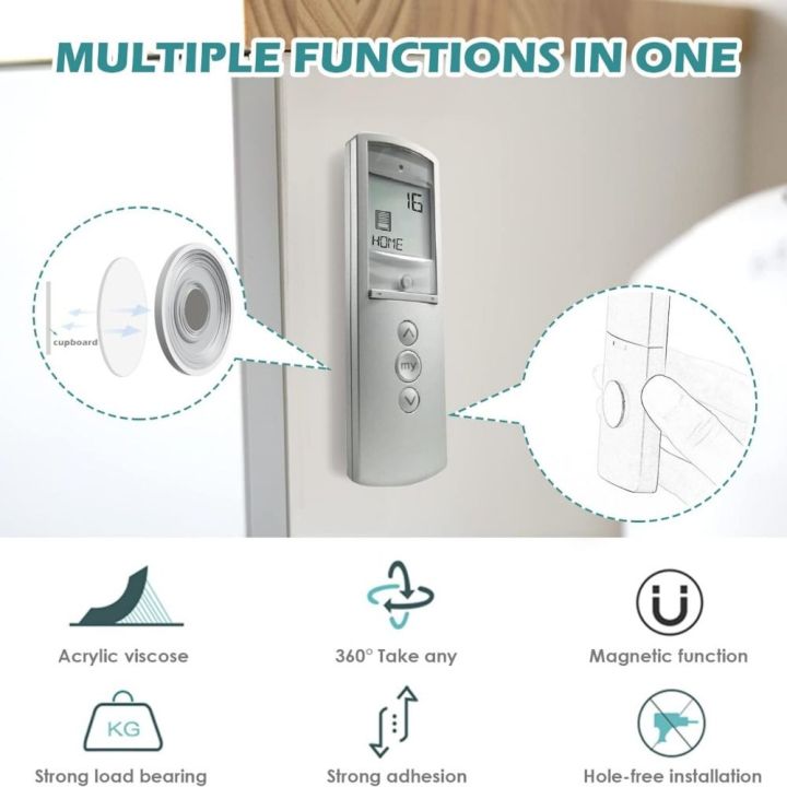 High%20Quality%20Magnetic%20Remote%20Control%20Holder%20PP%20Circular%20Adhesive%20TV%20Remote%20Holder%20Wall%20Mount%20Simplicity%20Remote%20Control%20Storage%20Home%20Office%20-%20Image%205