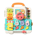 Baby Sensory Busy Board Toys Music Lights Switch Multifunction Travel Play Early Educational Activities Toy for Kids. 