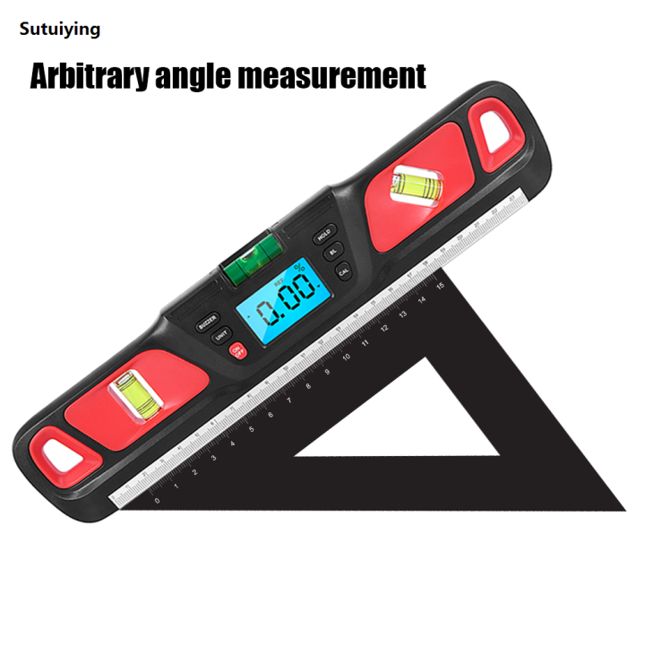 Sutuiying Digital Spirit level Inclinometer Horizontal Scale Ruler New ...